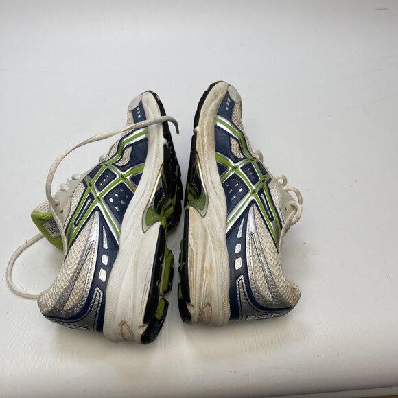 Y2K Asics Shoes Gel Equation 2 Running Sneakers TN871 Neon Green / Blue Wom 8 US - Picture 9 of 16